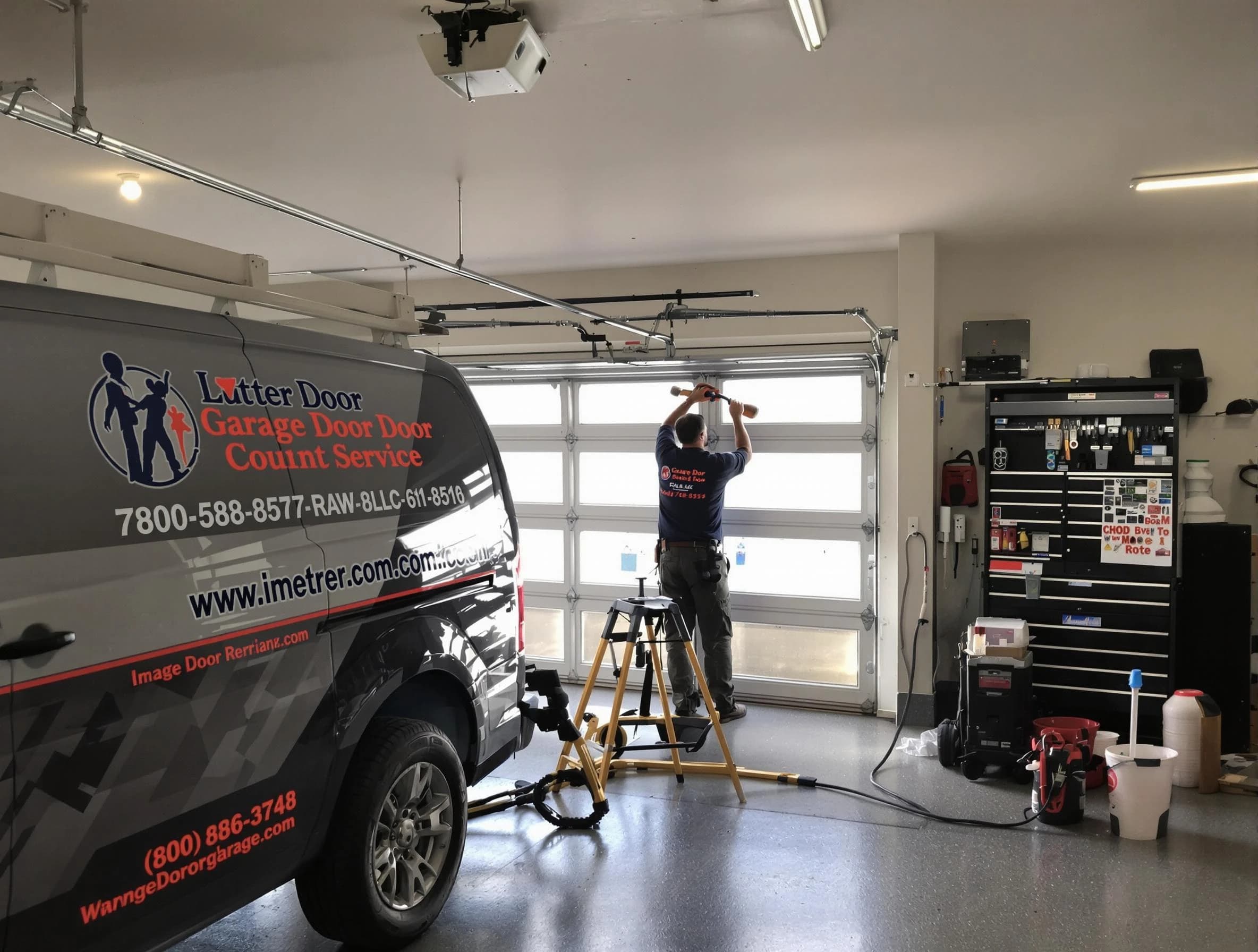 Aurora Garage Door Repair rapid response team performing same-day repair in Aurora