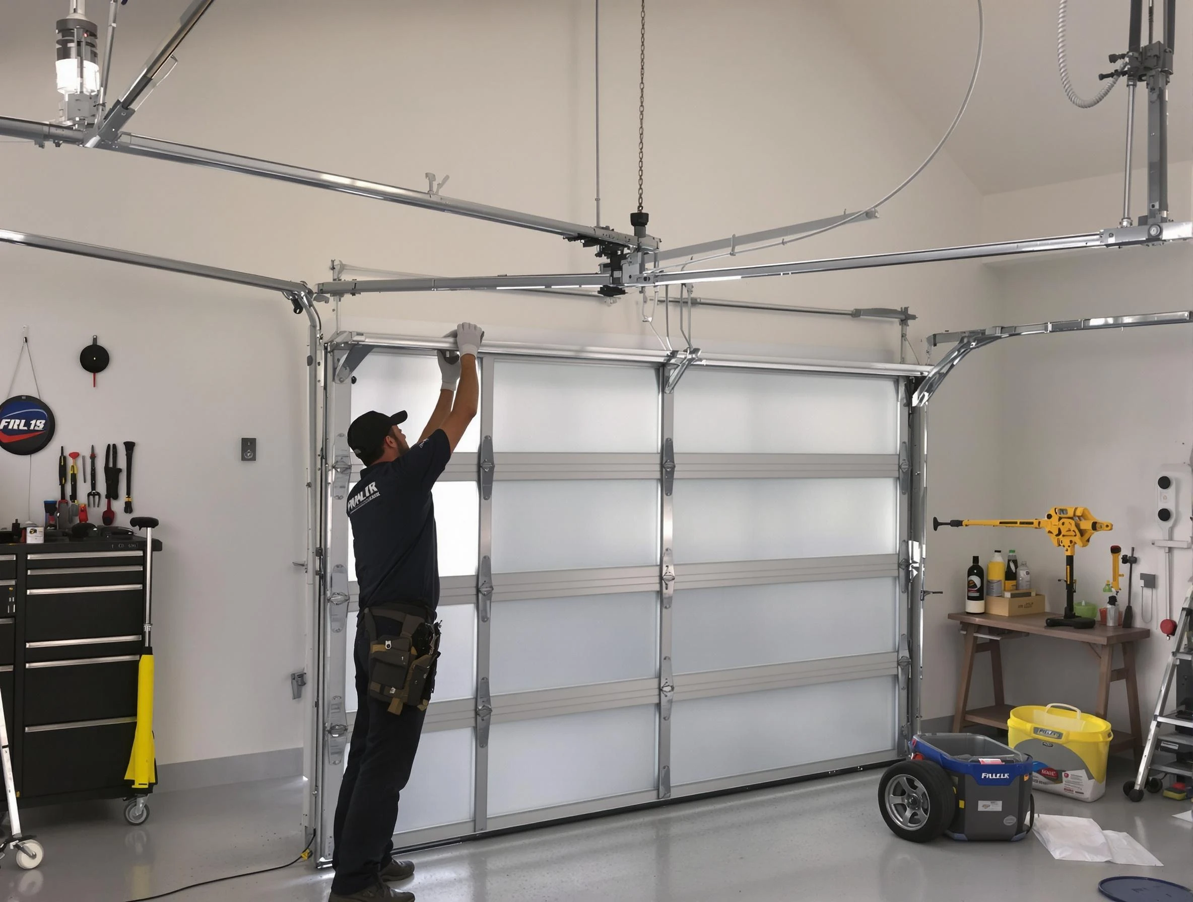 Aurora Garage Door Repair certified team performing precision garage door installation in Aurora