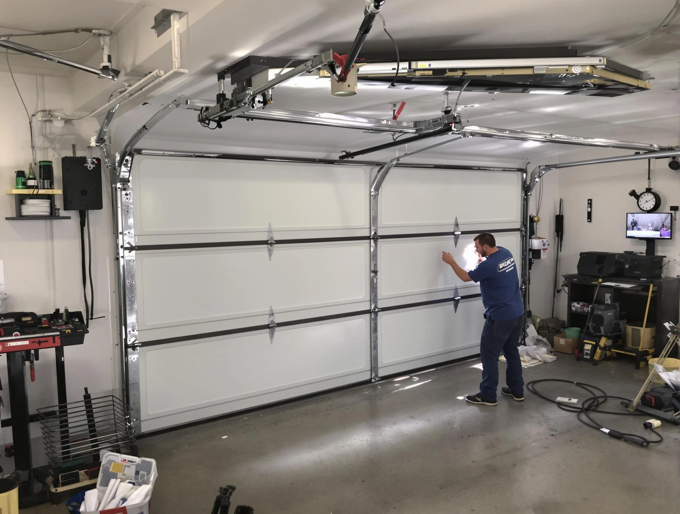 Professional garage door repair service by Aurora Garage Door Repair in Aurora
