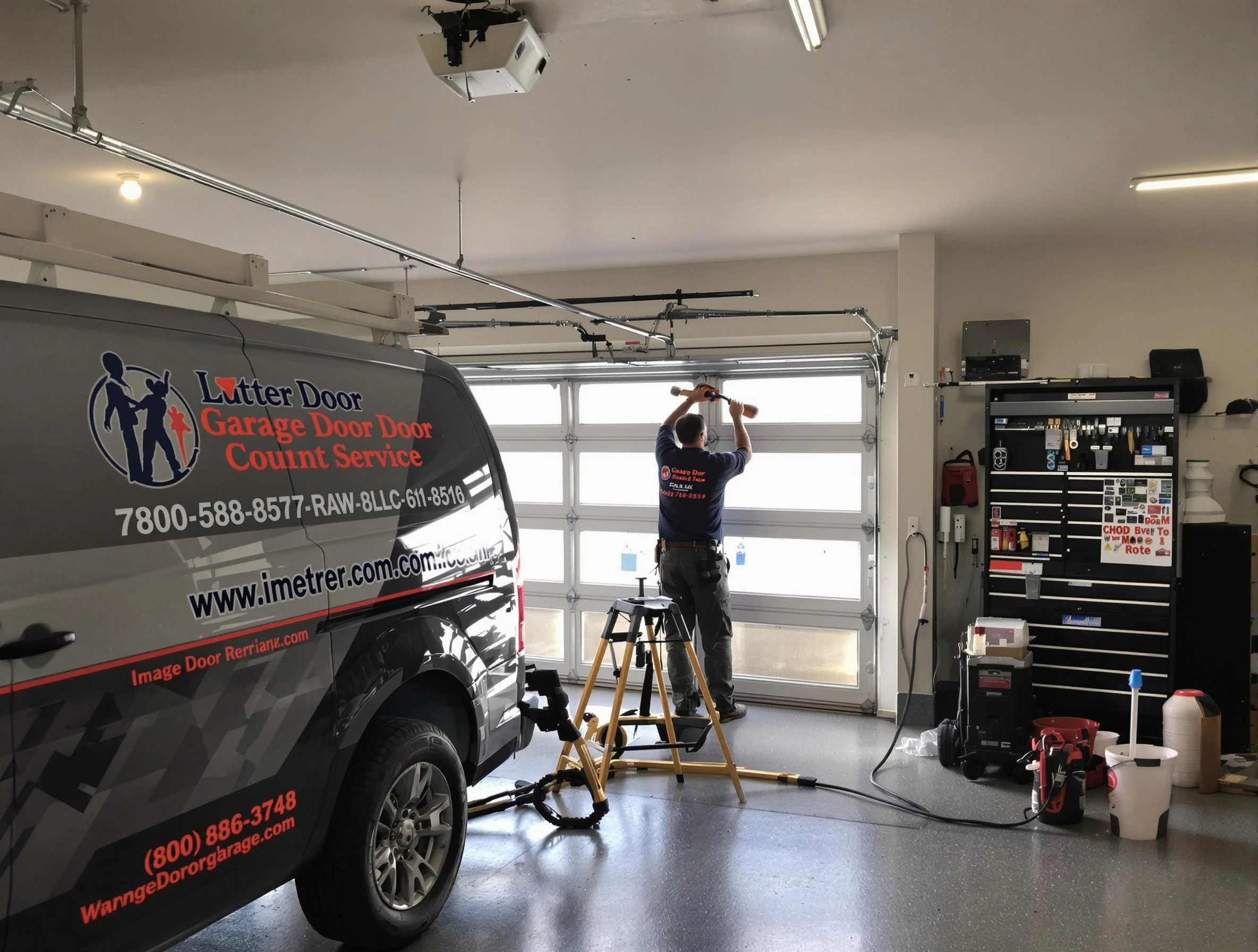 Aurora Garage Door Repair rapid response team performing same-day repair in Aurora